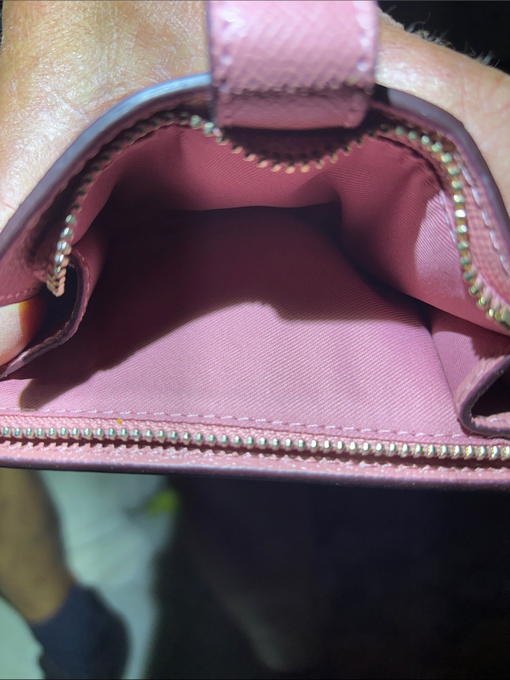 Coach Brown Signature Floral Tote with Pink Trim And Matching Pink Wallet - Picture 8 of 10